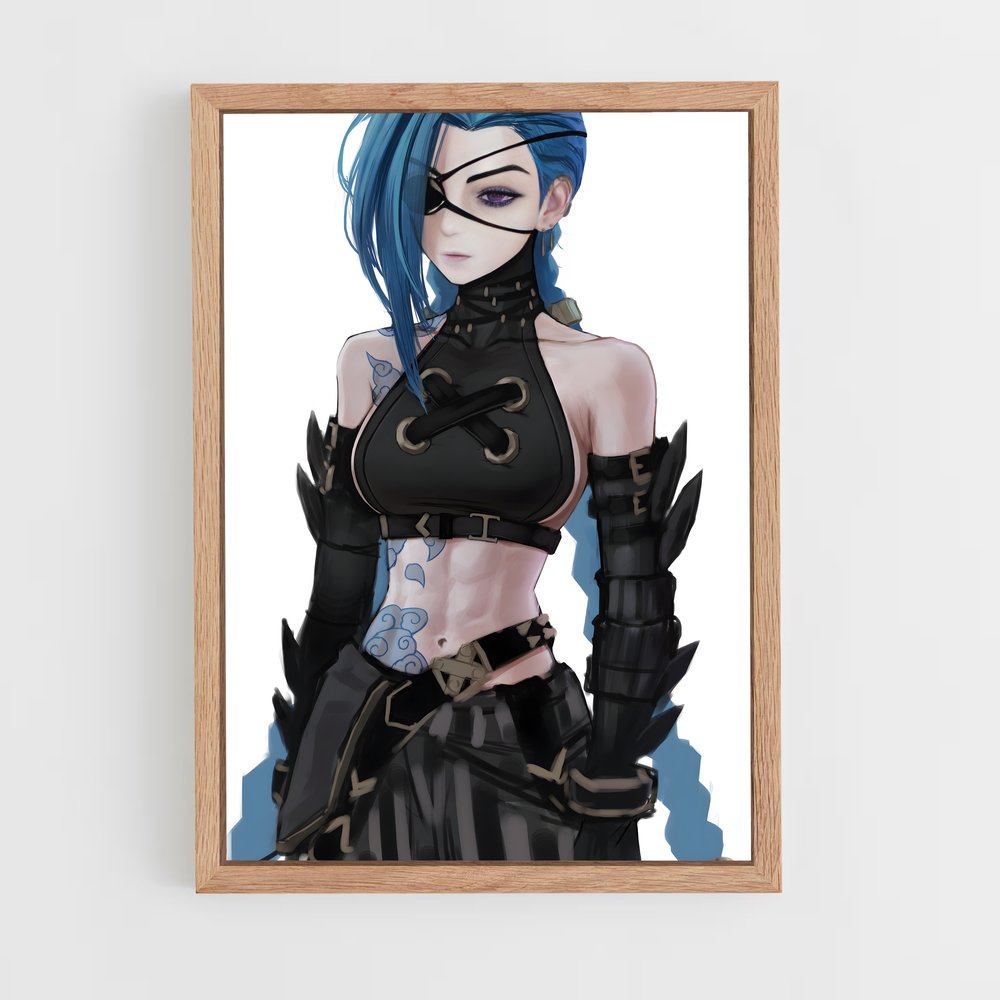 Poster Jinx au Folie – affiche League Of Legends (vue 4)